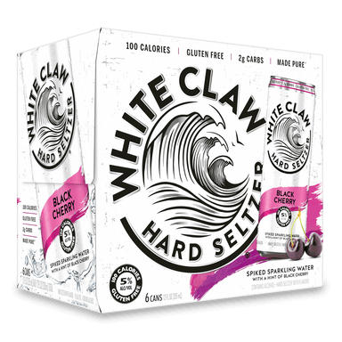 image-White Claw Hard Seltzer Black Cherry