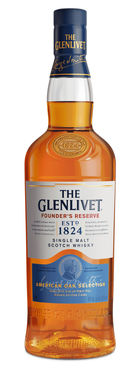 The Glenlivet Single Malt Scotch Whisky Founder's Reserve